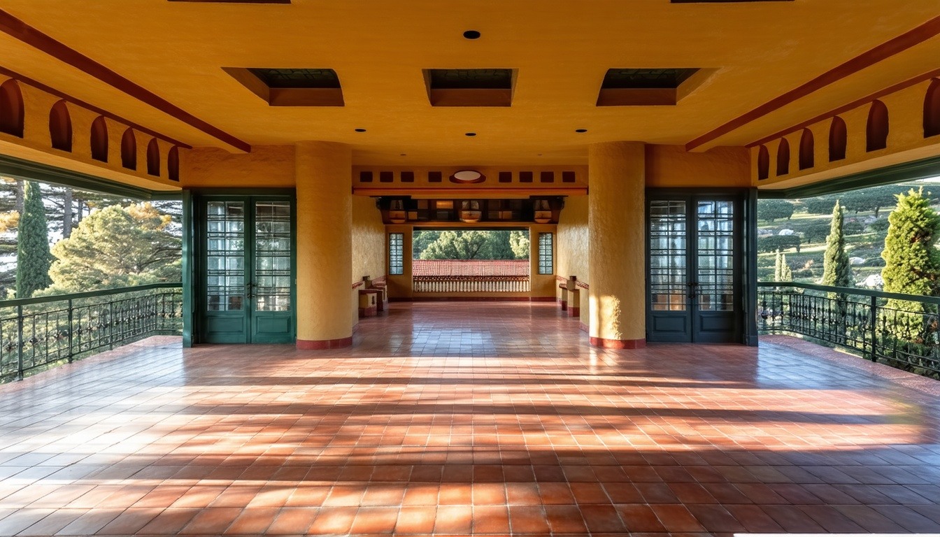 vivenda estilo frank lloyd wright em almada vista por dentro-1