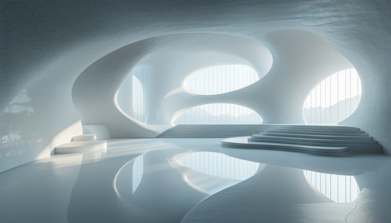 vivendo estilo Zaha Hadid vista interior-1